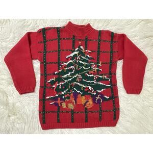 Hasting & Smith Petites Vintage Ugly Sweater Novelty Christmas